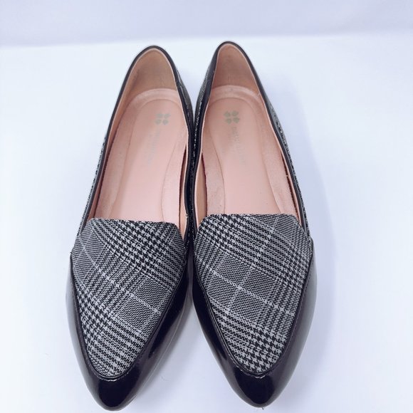 Naturalizer Shoes - Naturalizer - Plaid/Black Shiny Loafers (9W)